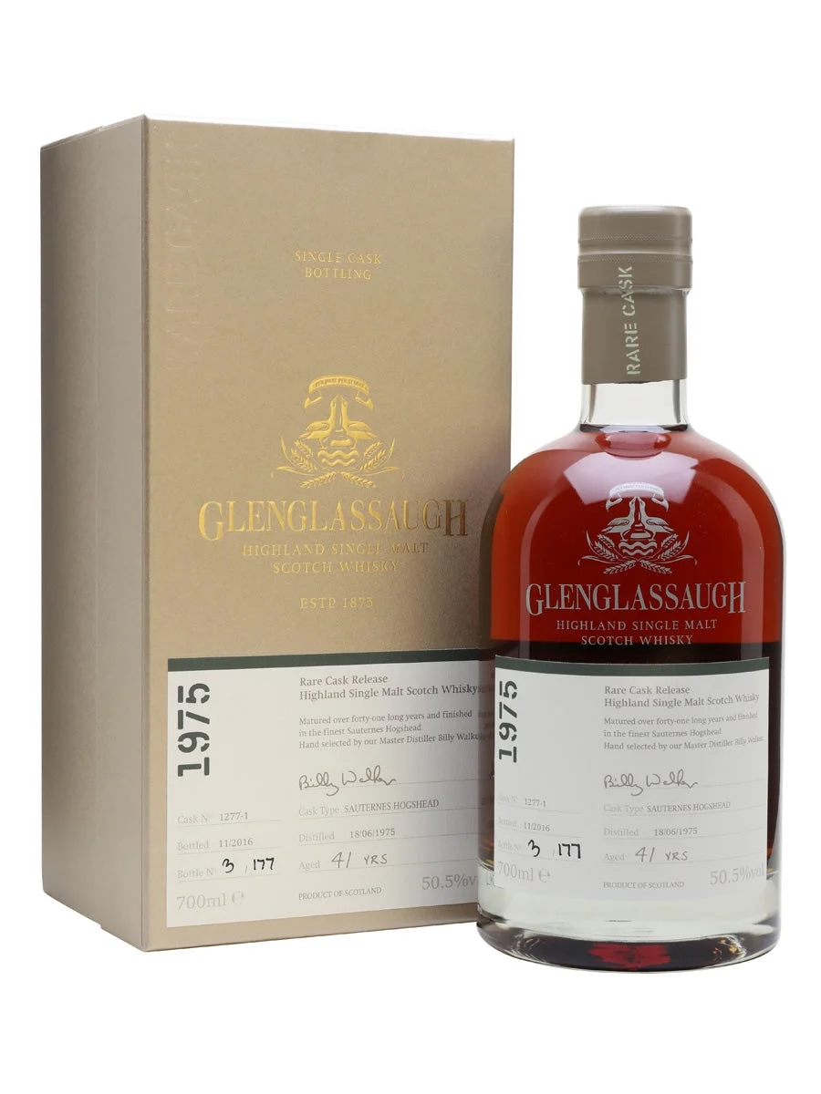 Glenglassaugh 1975 41 Year Old Rare Cask Release Batch 3 Highland Single Malt Scotch Whisky | 700ML - Whiskey