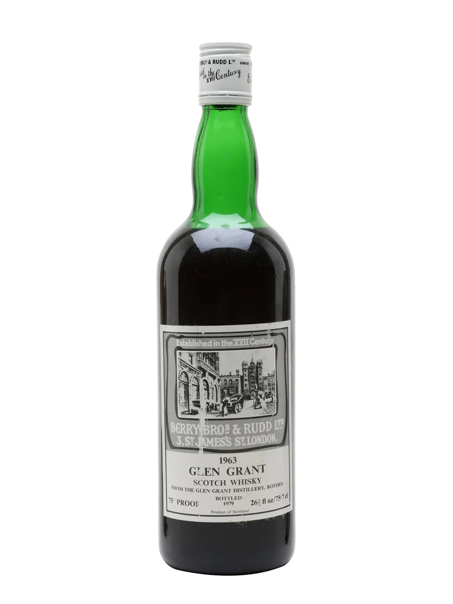 Glen Grant 1963 Bot.1979 Berry Bros & Rudd Speyside Single Malt 43%Whisky | 757ML - Whiskey