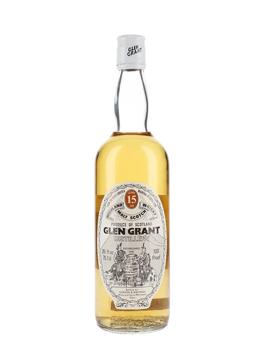 Glen Grant 15 Year Old Gordon & MacPhail Speyside Single Malt Scotch Whisky | 757ML - Whiskey