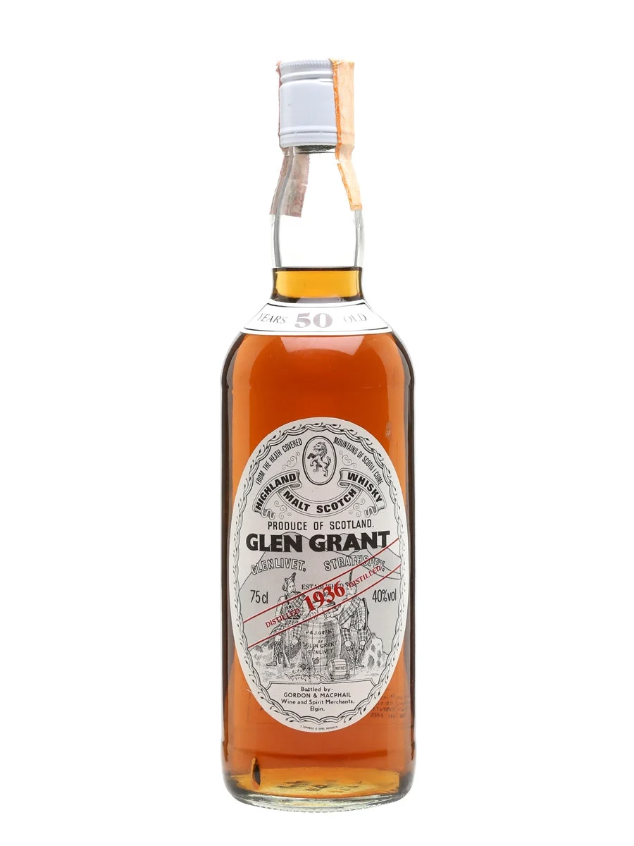 Glen Grant 1936 50 Year Old Gordon & Macphail Speyside Single Malt Scotch Whisky - Whiskey