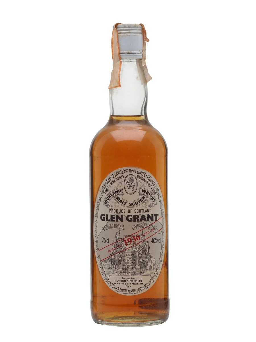Glen Grant 1936 Bot.1980s Gordon & Macphail Highland Single Malt Scotch Whisky - Whiskey