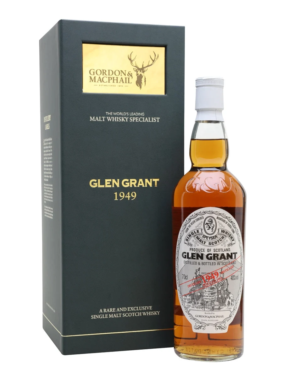 Glen Grant 1949 64 Year Old Gordon & Macphail Speyside Single Malt Scotch Whisky | 700ML - Whiskey