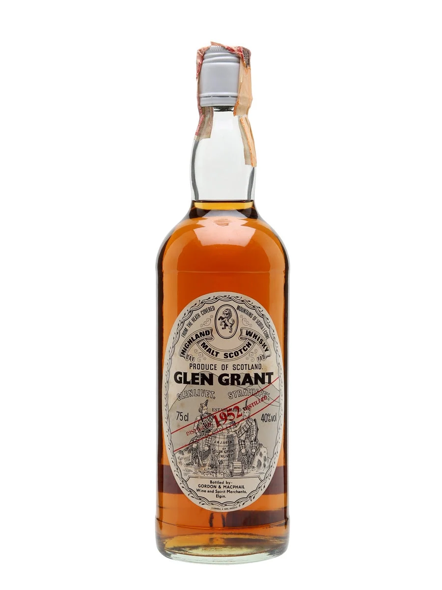Glen Grant 1952 Bot.1980s Gordon & Macphail Speyside Single Malt Scotch Whisky - Whiskey