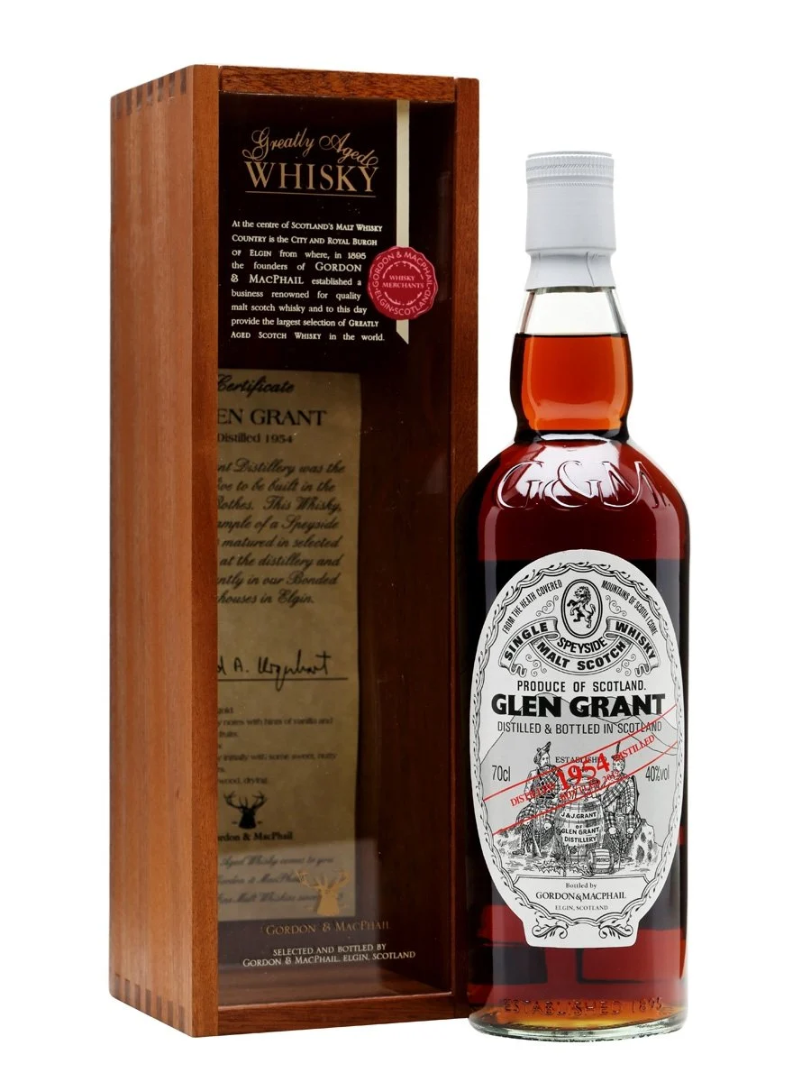 Glen Grant 1954 57 Year Old Gordon & Macphail Speyside Single Malt Scotch Whisky | 700ML - Whiskey