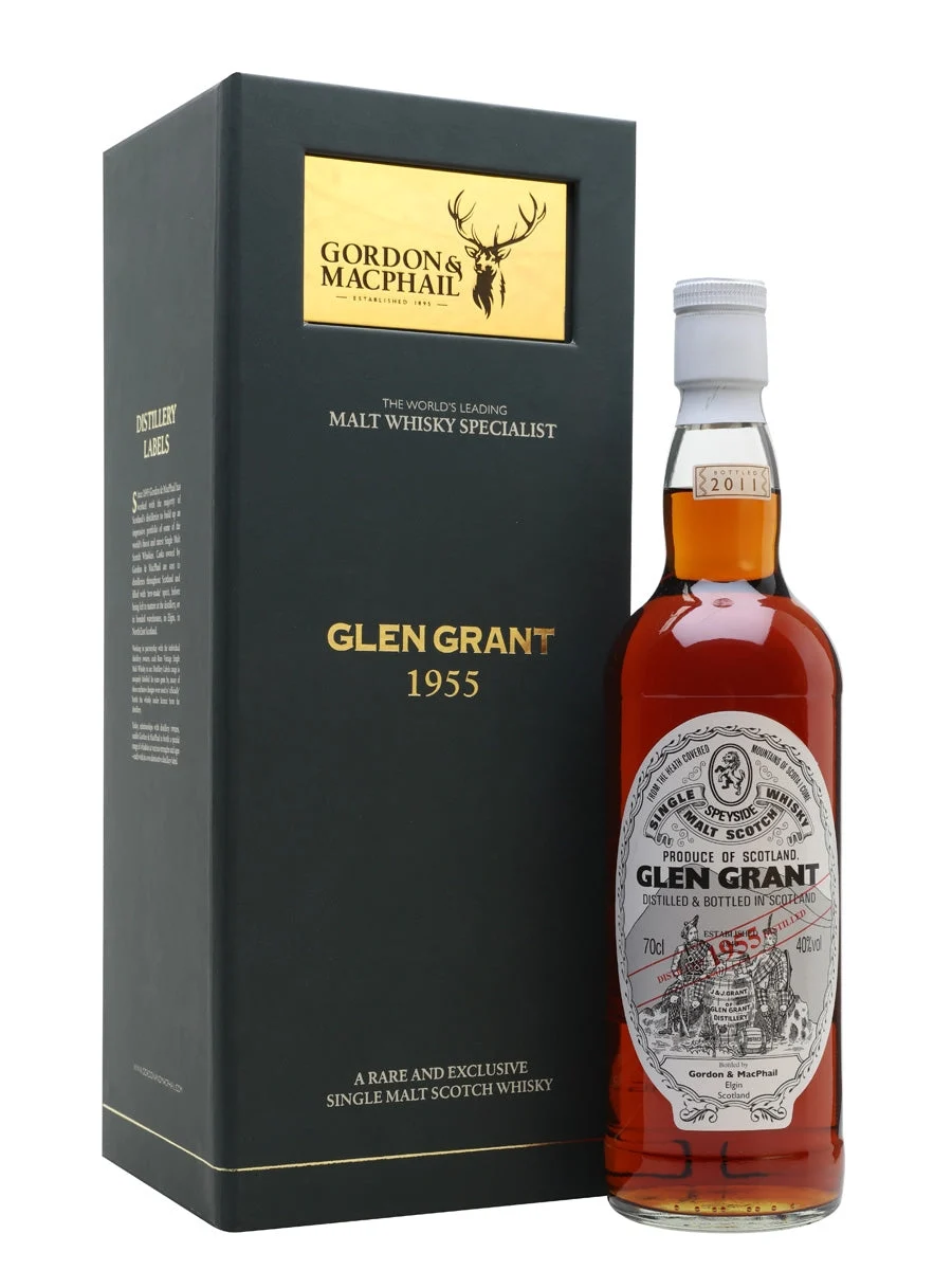 Glen Grant 1955 56 Year Old Gordon & Macphail Speyside Single Malt Scotch Whisky | 700ML - Whiskey