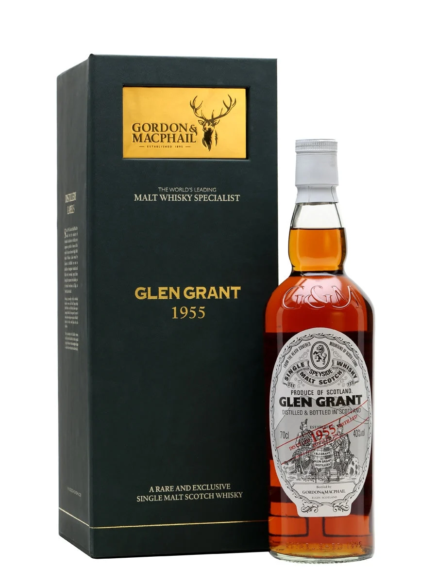 Glen Grant 1955 57 Year Old Gordon & Macphail Speyside Single Malt Scotch Whisky | 700ML - Whiskey