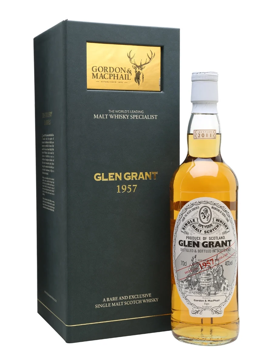 Glen Grant 1957 53 Year Old Gordon & Macphail Speyside Single Malt Scotch Whisky | 700ML - Whiskey