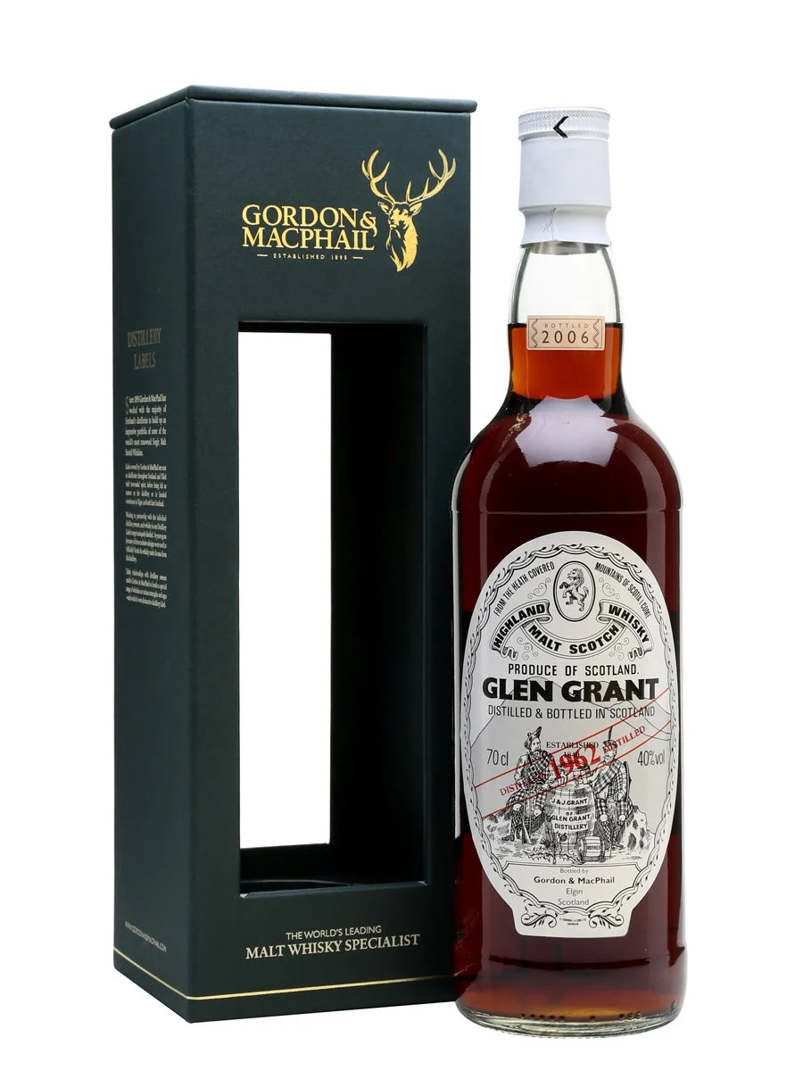 Glen Grant 1962 43 Year Old Gordon & Macphail Speyside Single Malt Scotch Whisky | 700ML - Whiskey