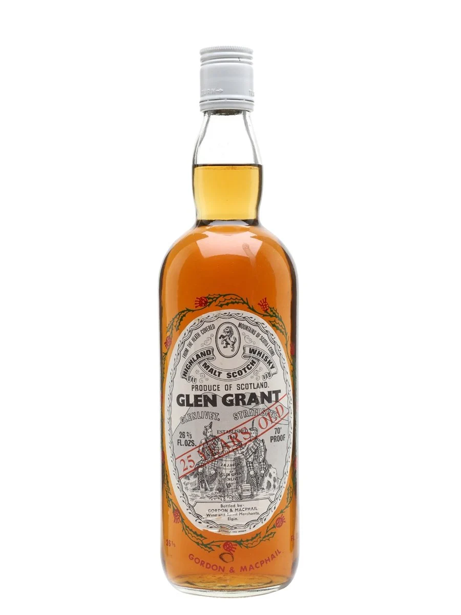 Glen Grant 25 Year Old Bot.1970s Gordon & Macphail Speyside Single Malt Scotch Whisky | 757ML - Whiskey