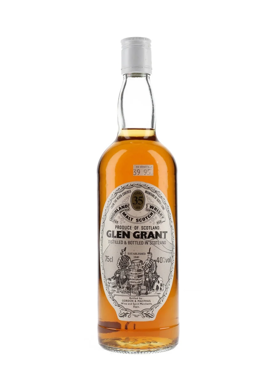 Glen Grant 35 Year Old Bot.1980s Gordon & Macphail Speyside Single Malt Scotch Whisky - Whiskey