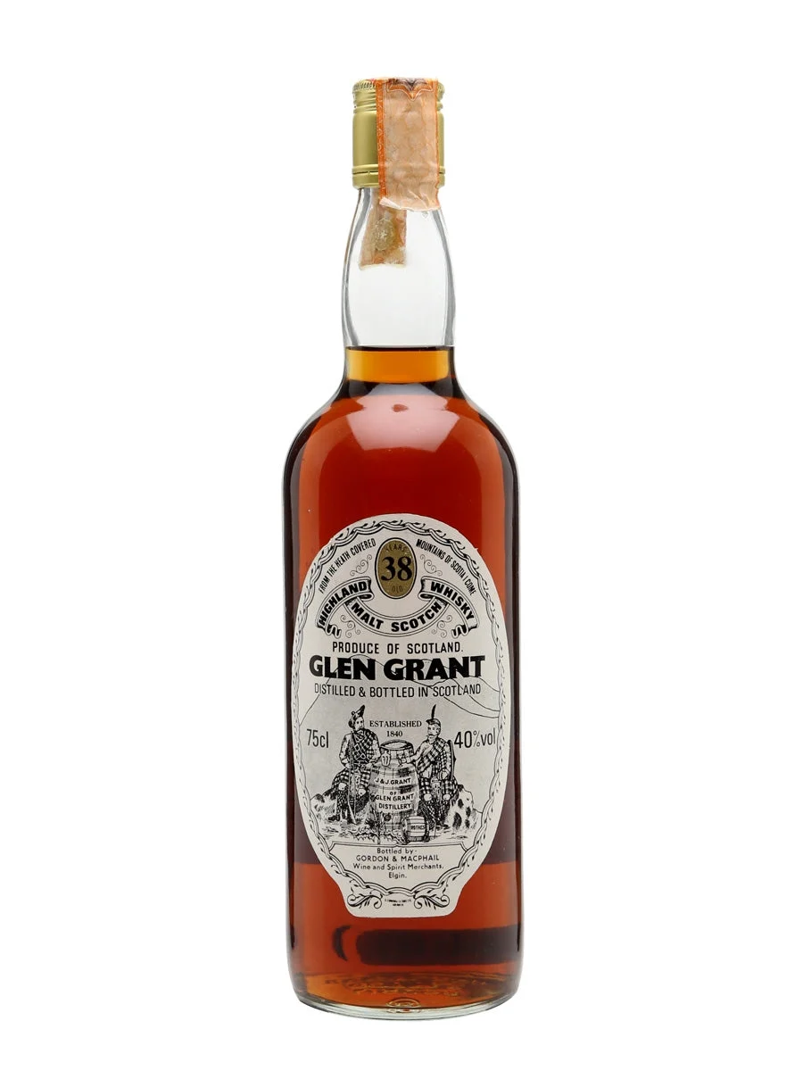 Glen Grant 38 Year Old Bot.1980s Gordon & Macphail Speyside Single Malt Scotch Whisky - Whiskey