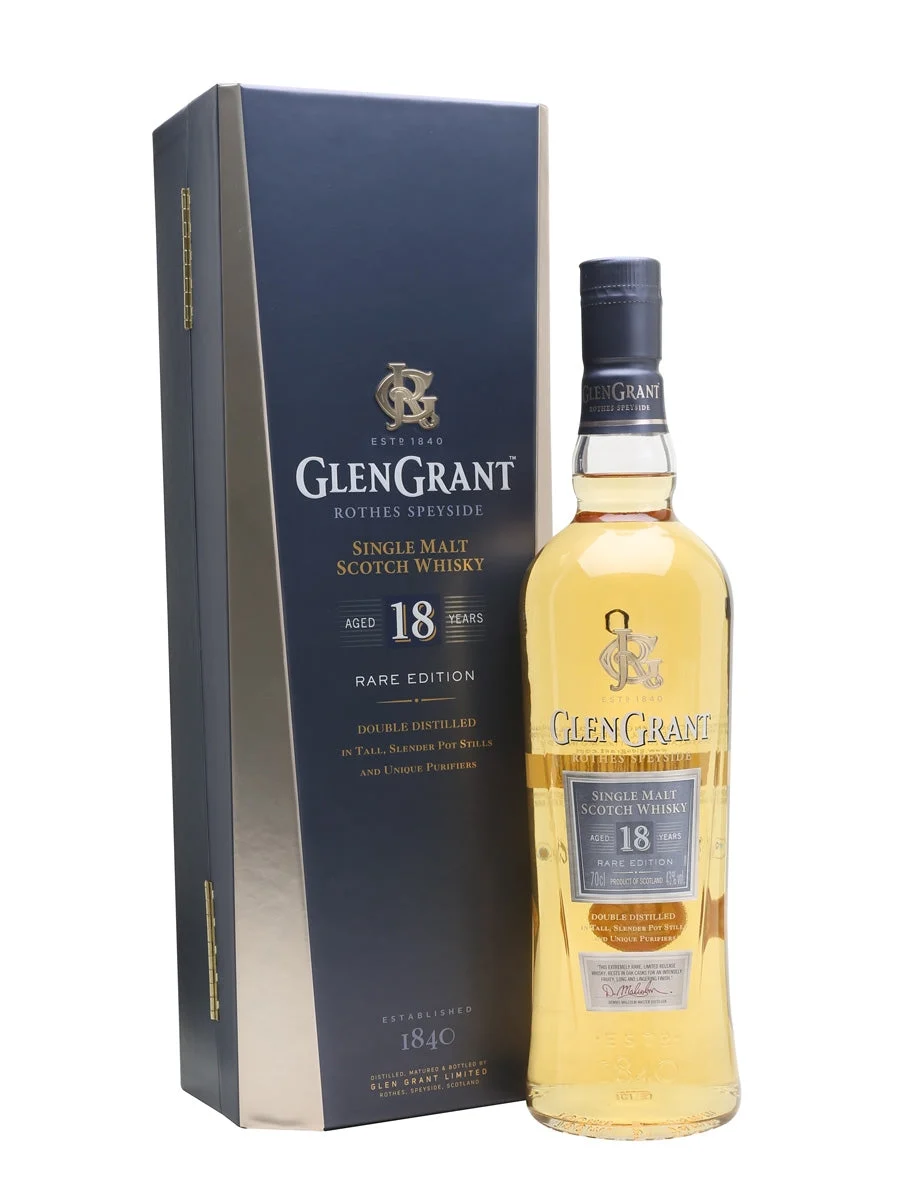 Glen Grant 18 Year Old Speyside Single Malt Scotch Whisky | 700ML - Whiskey