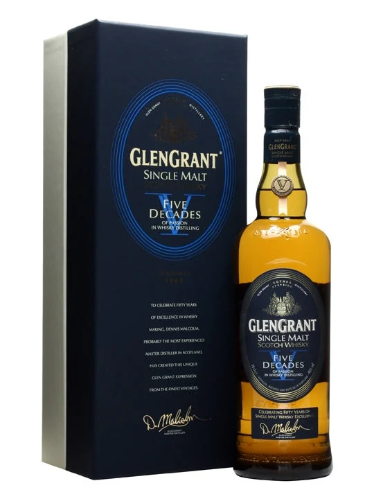 Glen Grant Five Decades whisky escocés de pura malta