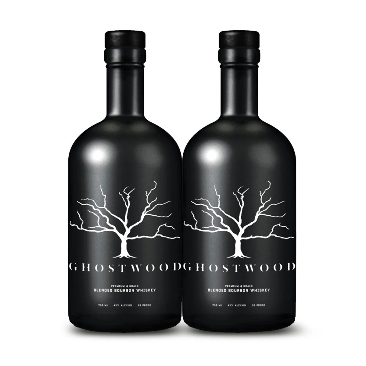 Ghostwood Blended Bourbon Whiskey (2) Bottle Bundle