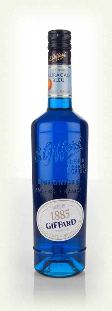 Licor francés Giffard Curaçao Bleu | 700ML - Liqueur