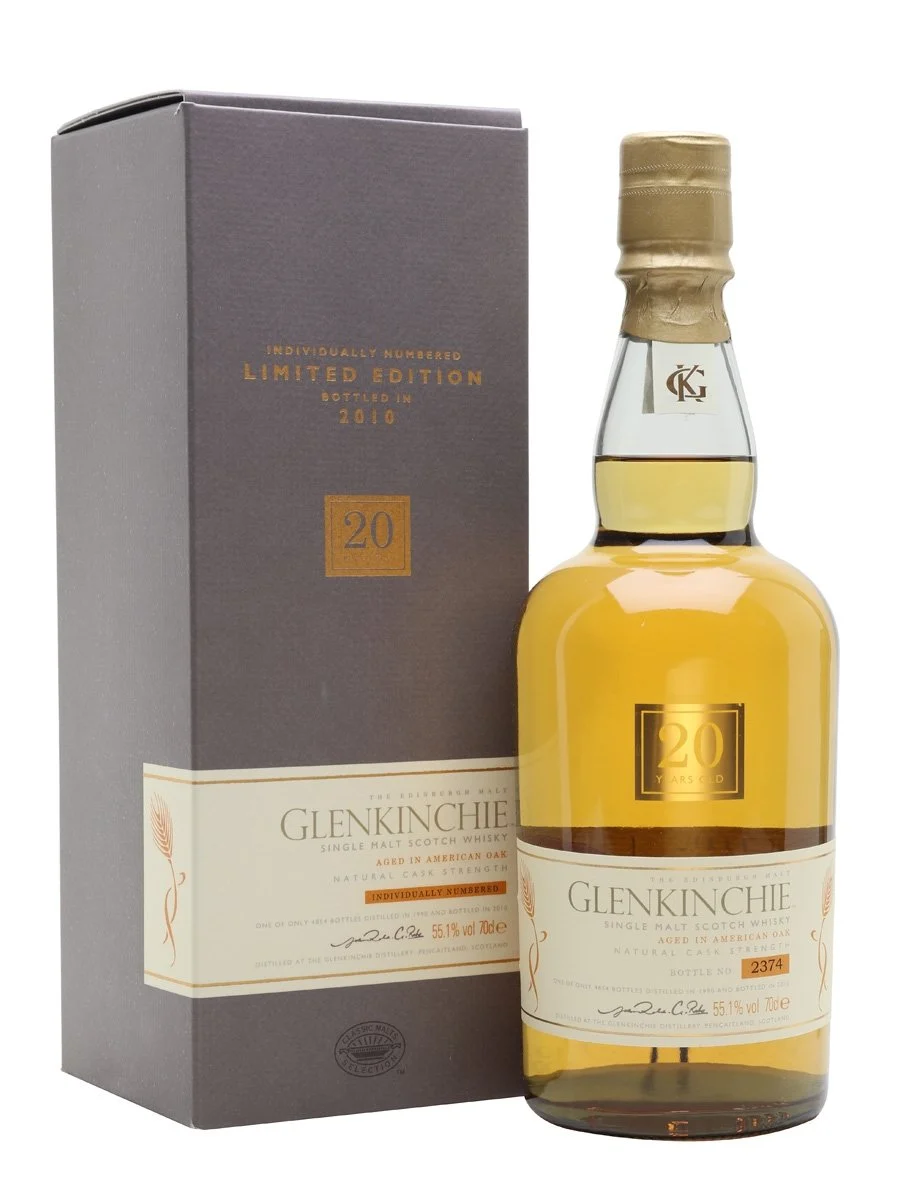 Glenkinchie 1990 20 Year Old Lowland Single Malt Scotch Whisky | 700ML - Whiskey