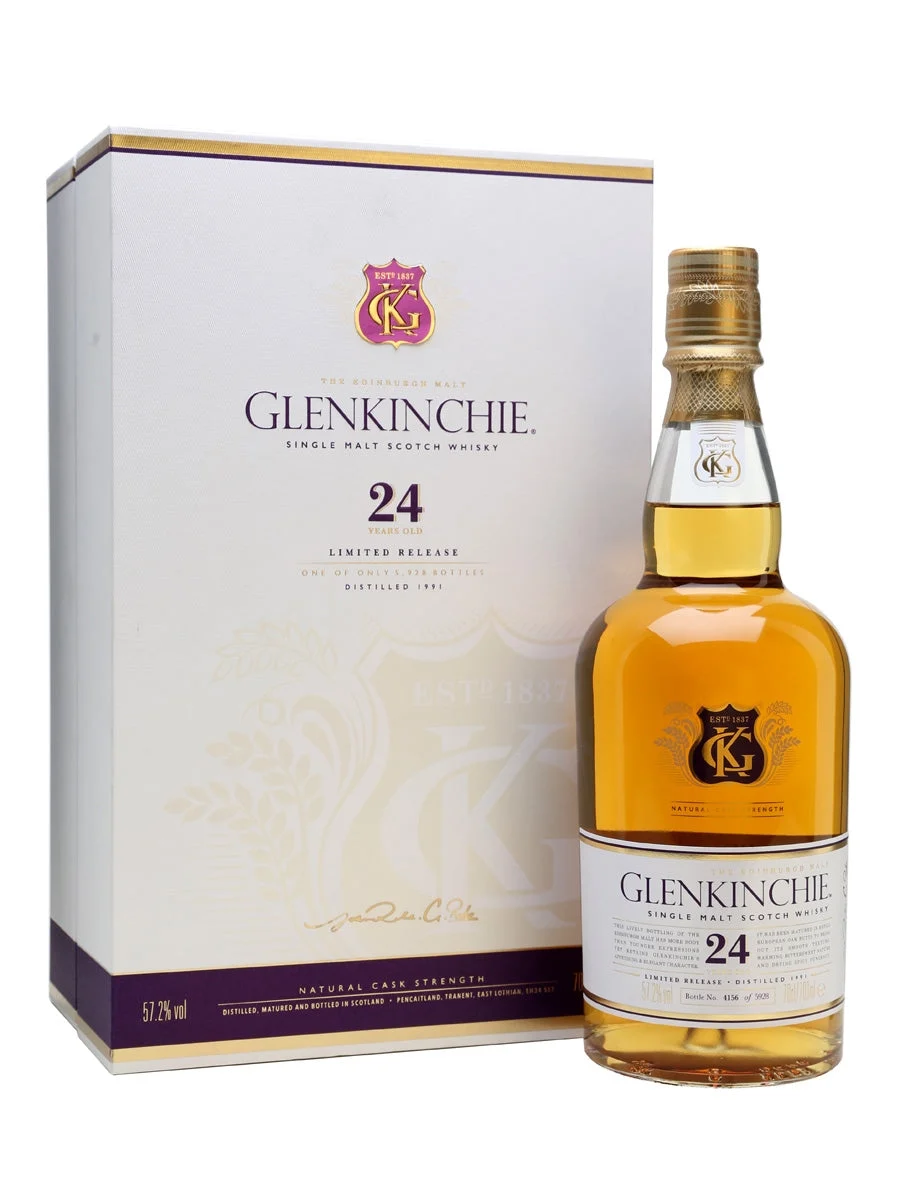 Glenkinchie 1991 24 Year Old (Special Release 2016) Single Malt Scotch Whisky | 700ML - Whiskey