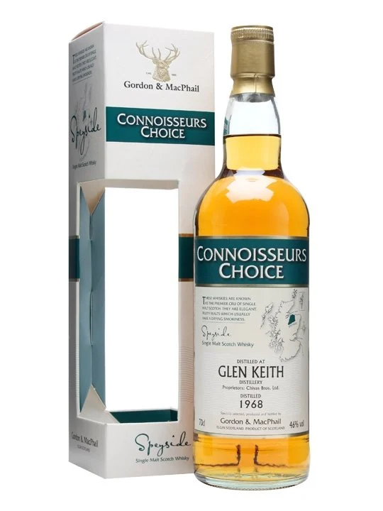 Glen Keith 1968 Bot.2008 Connoisseurs Choice Speyside Single Malt Scotch Whisky | 700ML - Whiskey