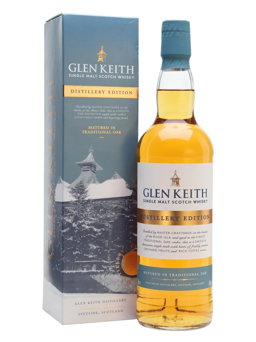 Glen Keith Distillery Edition Speyside Single Malt Scotch Whisky | 700ML - Whiskey