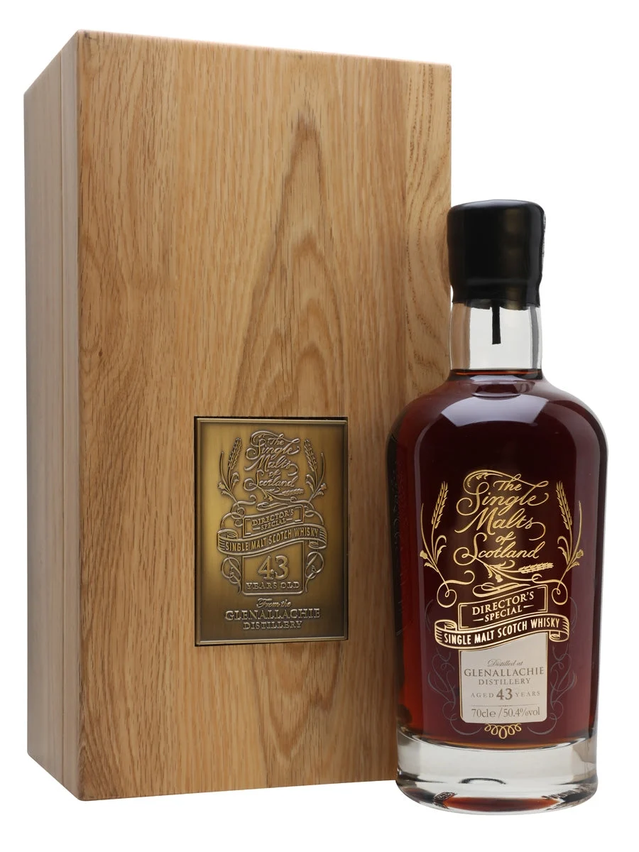 Glenallachie 43 Year Old Sherry Cask Director's Special Speyside Single Malt Scotch Whisky | 700ML - Whiskey