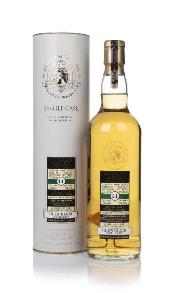 Glen Elgin 11 Year Old 2010 (cask 84801451) (Duncan Taylor) Scotch Whisky | 700ML