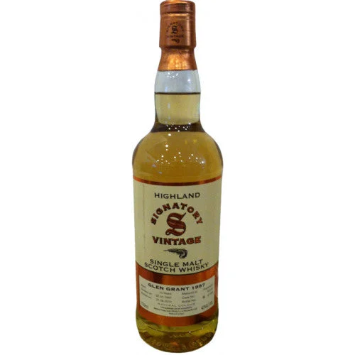 Glen Grant 15 años (embotellado firmante) Whisky escocés de pura malta