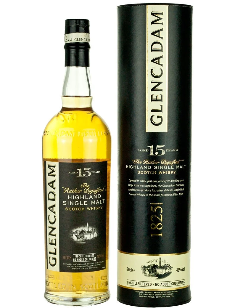 Glencadam 15 Year Old Single Malt Scotch Whisky - Whiskey