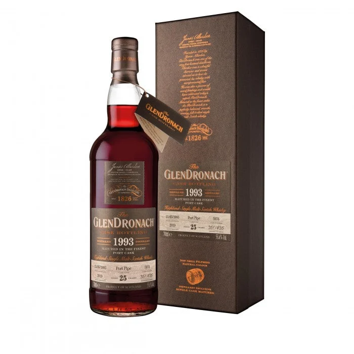 GlenDronach 1993 25 años Lote 17 Single Cask # 5976 Whisky escocés de pura malta | 700ML - Whiskey