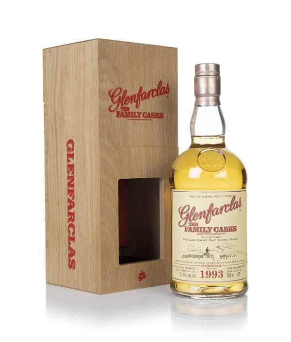 Glenfarclas 1993 (cask 4669) Family Cask Verano 2021 Lanzamiento de whisky escocés | 700ML - Whiskey