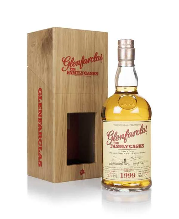 Glenfarclas 1999 (cask 1202) Family Cask Verano 2021 Lanzamiento de whisky escocés | 700ML - Whiskey