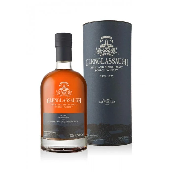 Glenglassaugh Peated Port Wood Finish Single Malt Scotch Whisky - Whiskey