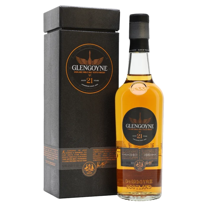 Glengoyne 21 Year Old Highland Single Malt Scotch Whisky - Whiskey