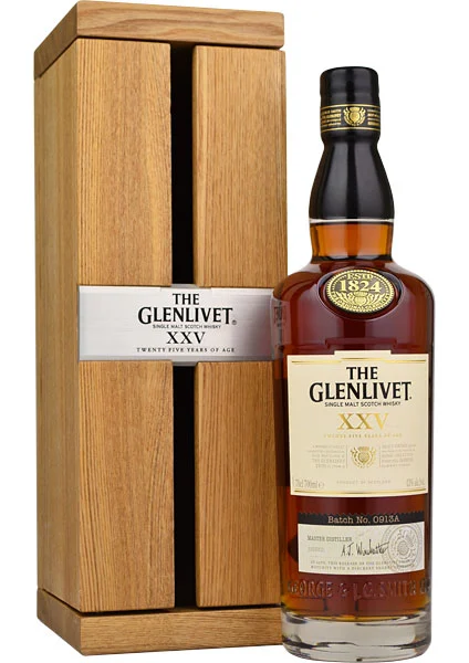 The Glenlivet XXV 25 Year Old Single Malt Batch No. 0913A Single Malt Scotch Whisky - Whiskey