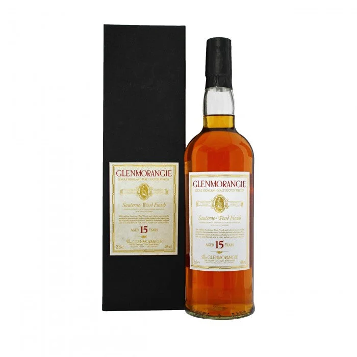 Glenmorangie Sauternes 15 años Whisky escocés de pura malta con acabado en madera - Whiskey