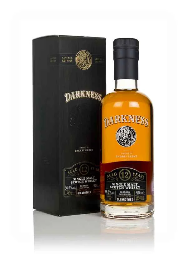 Glenrothes 12 Year Old Oloroso Cask Finish (Darkness) Whisky | 500ML - Whiskey
