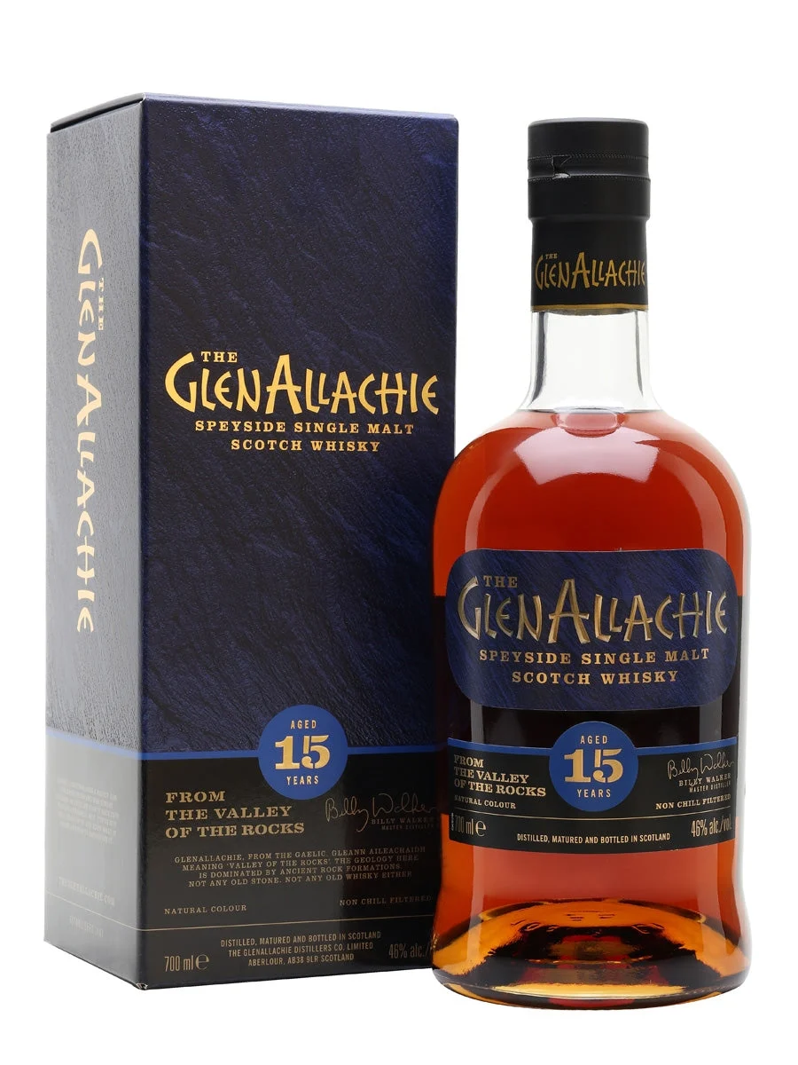 Glenallachie 15 años Sherry Cask Speyside Whisky escocés de malta única | 700ML