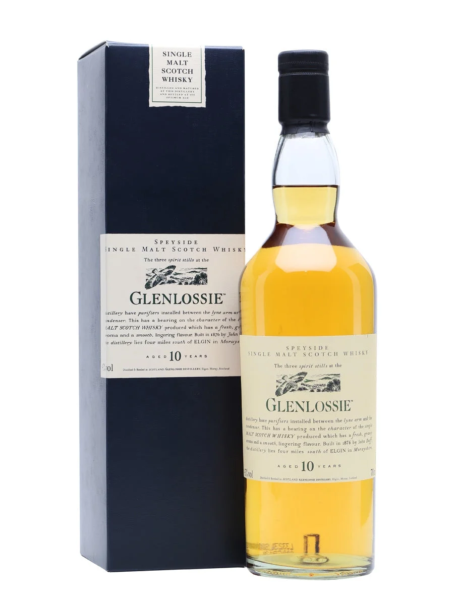 Glenlossie 10 Year Old Flora & Fauna Speyside Single Malt Scotch Whisky | 700ML - Whiskey