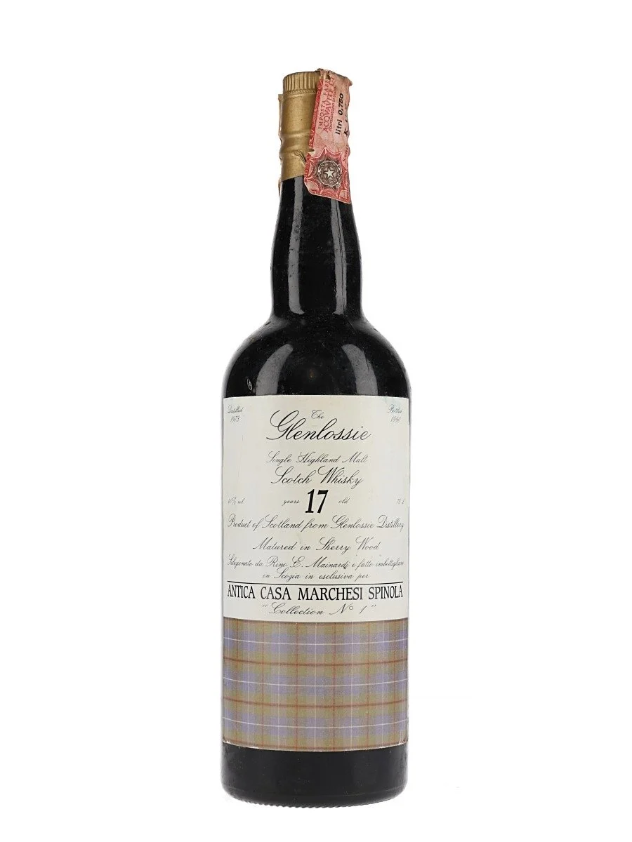 Glenlossie 1973 17 Year Old Sestante Speyside Single Malt Scotch Whisky - Whiskey