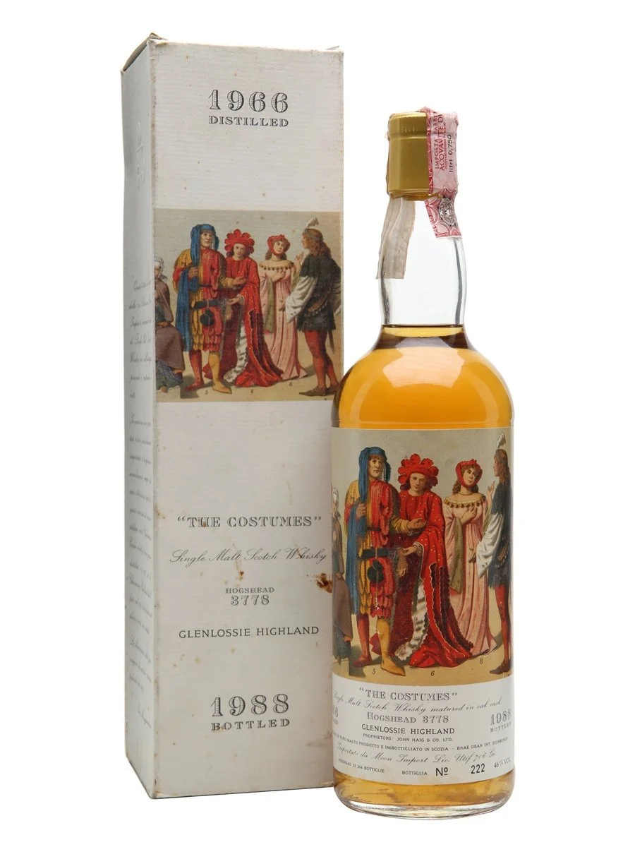 Glenlossie 1966 Bot.1988 The Costumes Speyside Single Malt Scotch Whisky - Whiskey