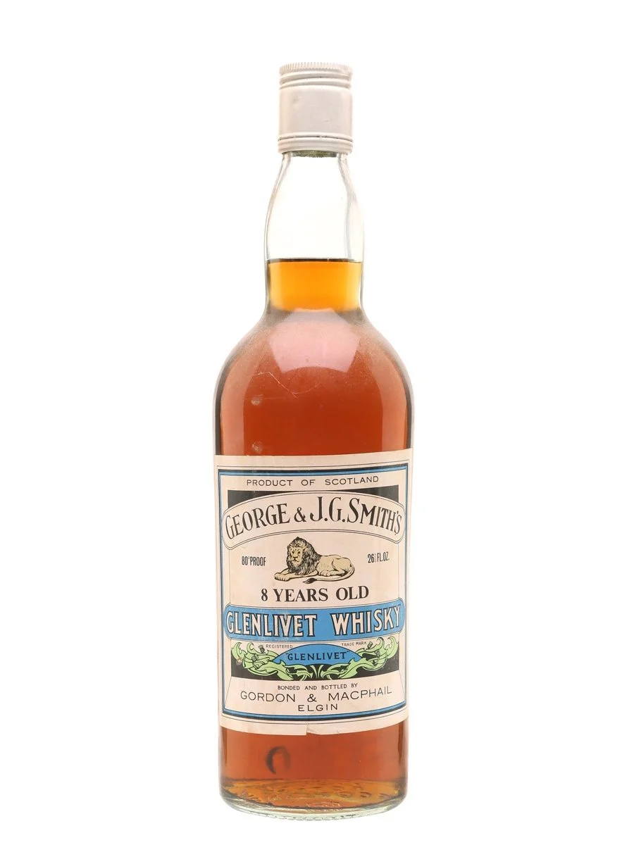 Glenlivet 8 Year Old Bot.1960s Gordon & Macphail Speyside Single Malt Scotch Whisky - Whiskey