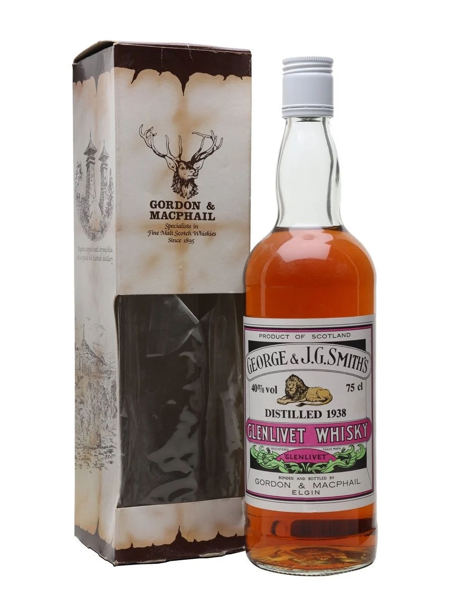 Glenlivet 1938 Bot.1980s Gordon & Macphail Speyside Single Malt Scotch Whisky - Whiskey