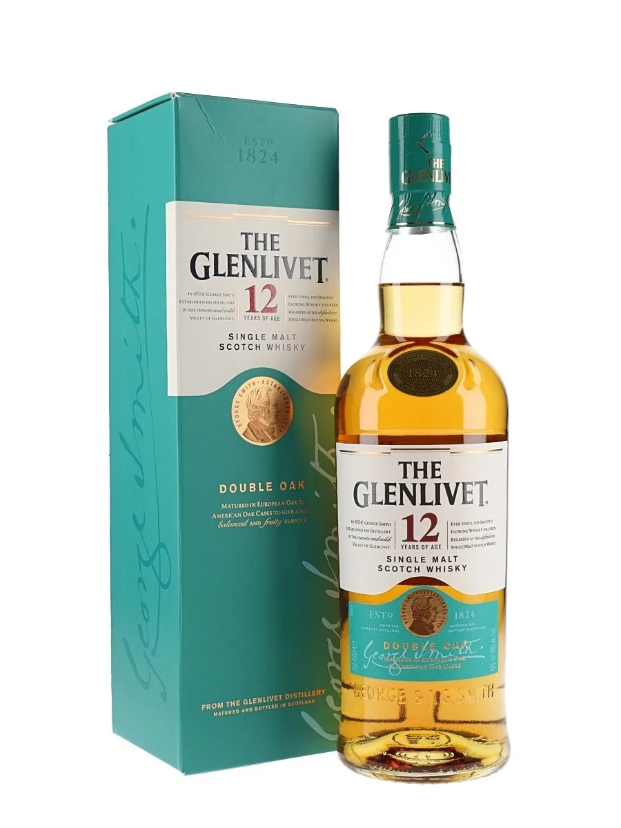 Glenlivet 12 Year Old Speyside Single Malt Scotch Whisky | 700ML - Whiskey