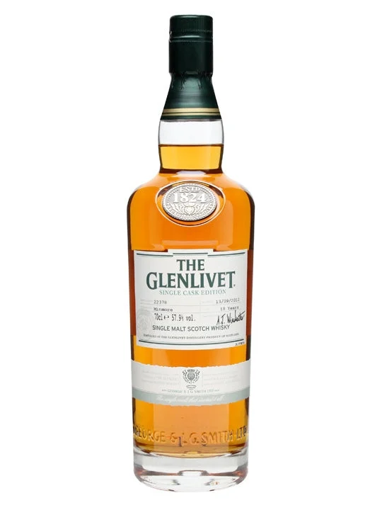 Glenlivet 18 Year Old Minmore Single Cask #22378 Speyside Single Malt Scotch Whisky | 700ML - Whiskey