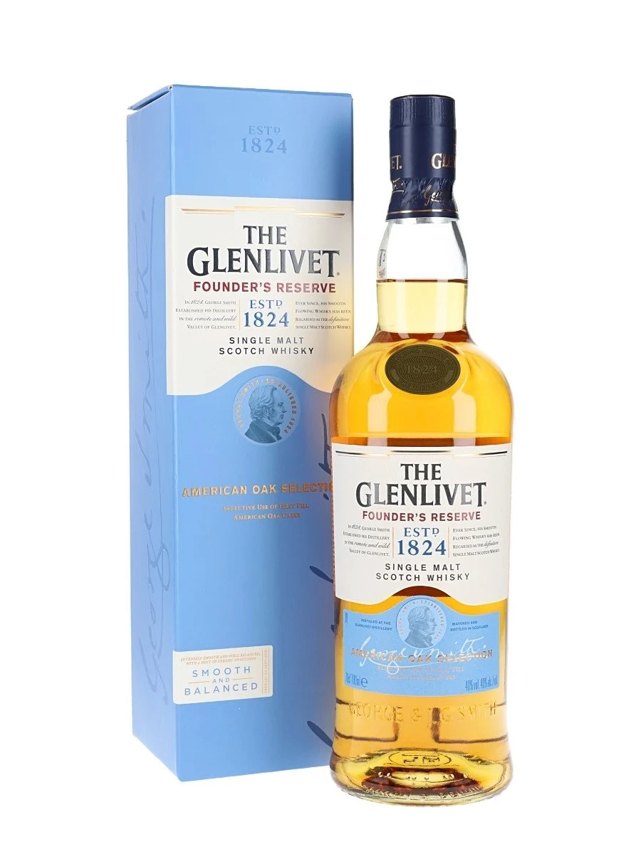 Glenlivet Founder's Reserve Speyside Single Malt Scotch Whisky | 700ML - Whiskey