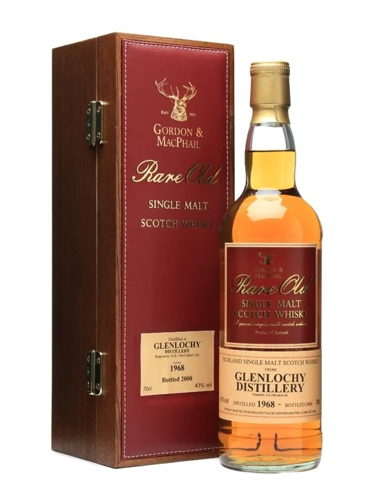 Glenlochy 1968 39 Year Old Rare Old Gordon & Macphail Highland Single Malt Scotch Whisky | 700ML - Whiskey
