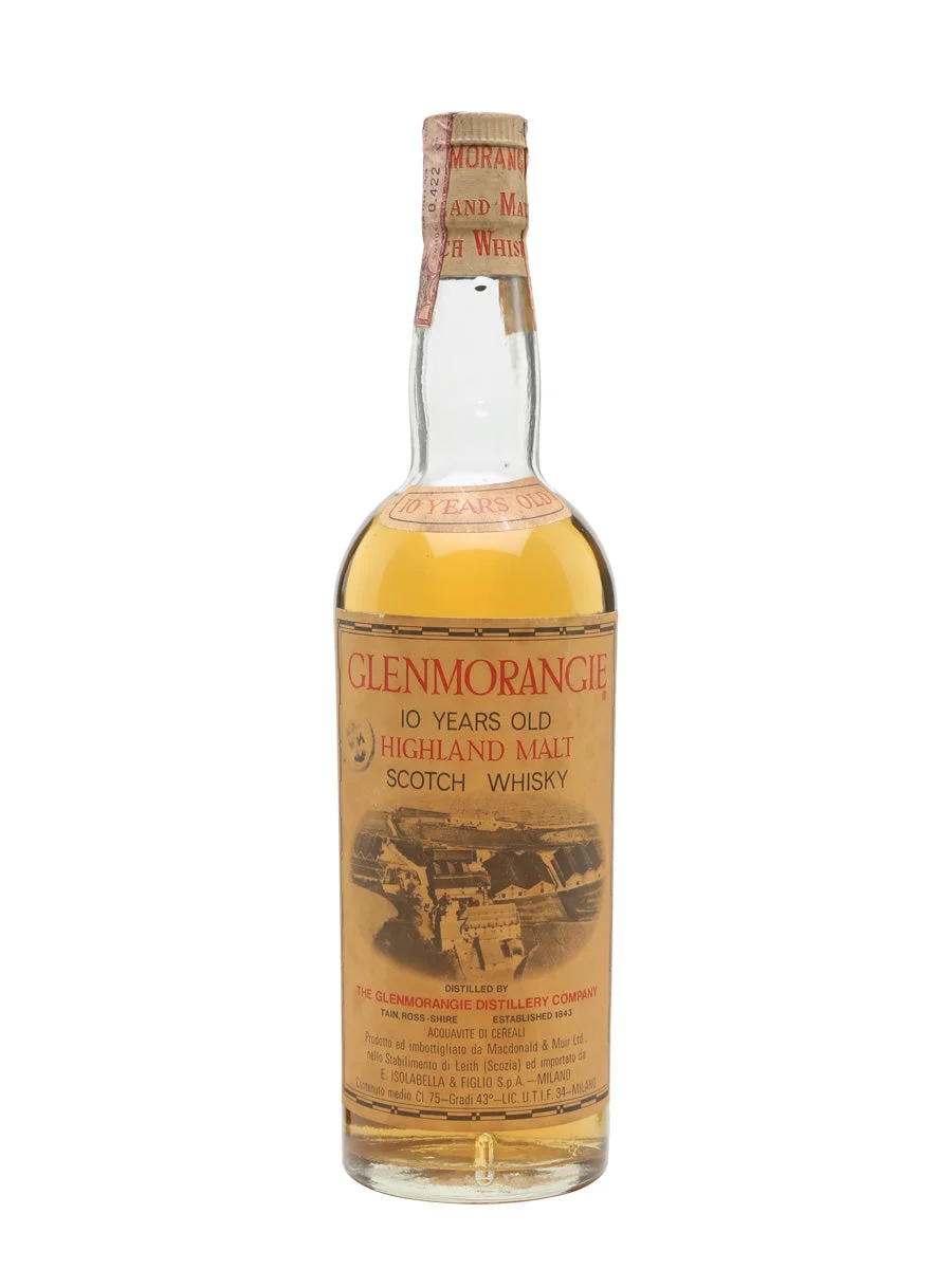Glenmorangie 10 años Bot.1960 Whisky escocés de pura malta Highland