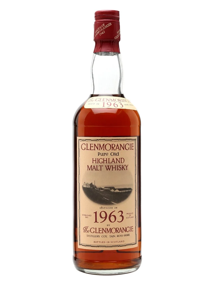 Glenmorangie 1963 23 Year Old Sherry Cask Highland Single Malt Scotch Whisky - Whiskey