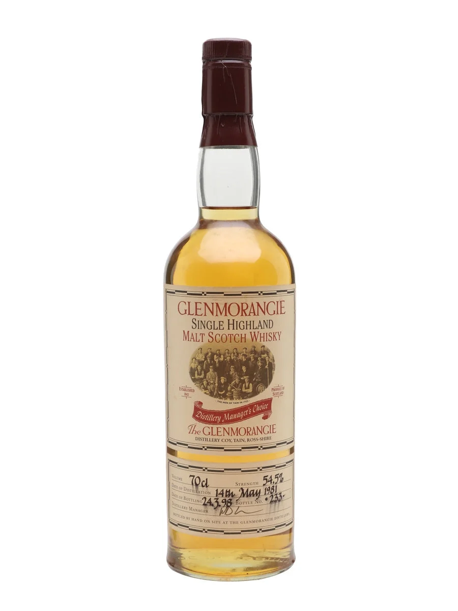 Glenmorangie 1981 Manager's Choice Highland Single Malt Scotch Whisky | 700ML - Whiskey