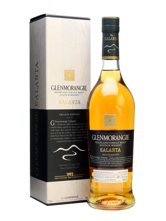 Glenmorangie 1993 Ealanta19 Year Old Virgin Oak Casks Highland Single Malt Scotch Whisky | 700ML - Whiskey