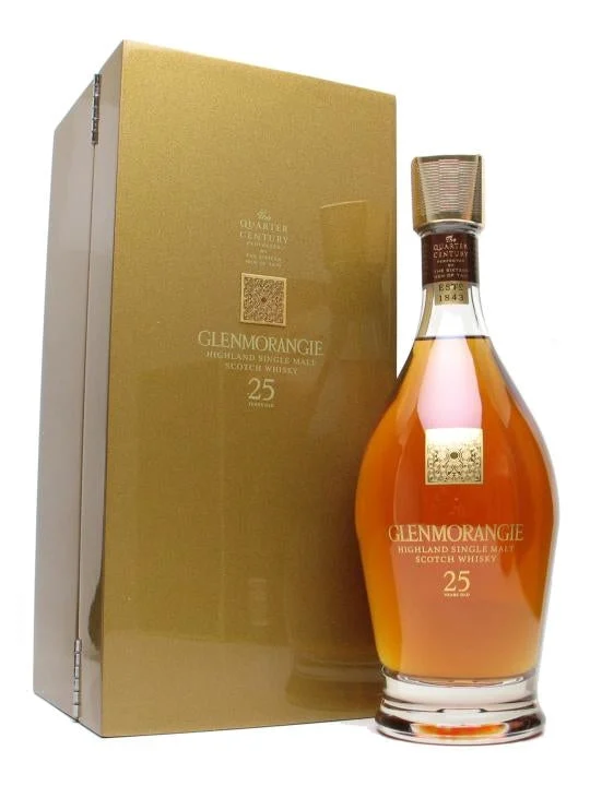 Glenmorangie 25 Year Old Quarter Century Highland Single Malt Scotch Whisky - Whiskey